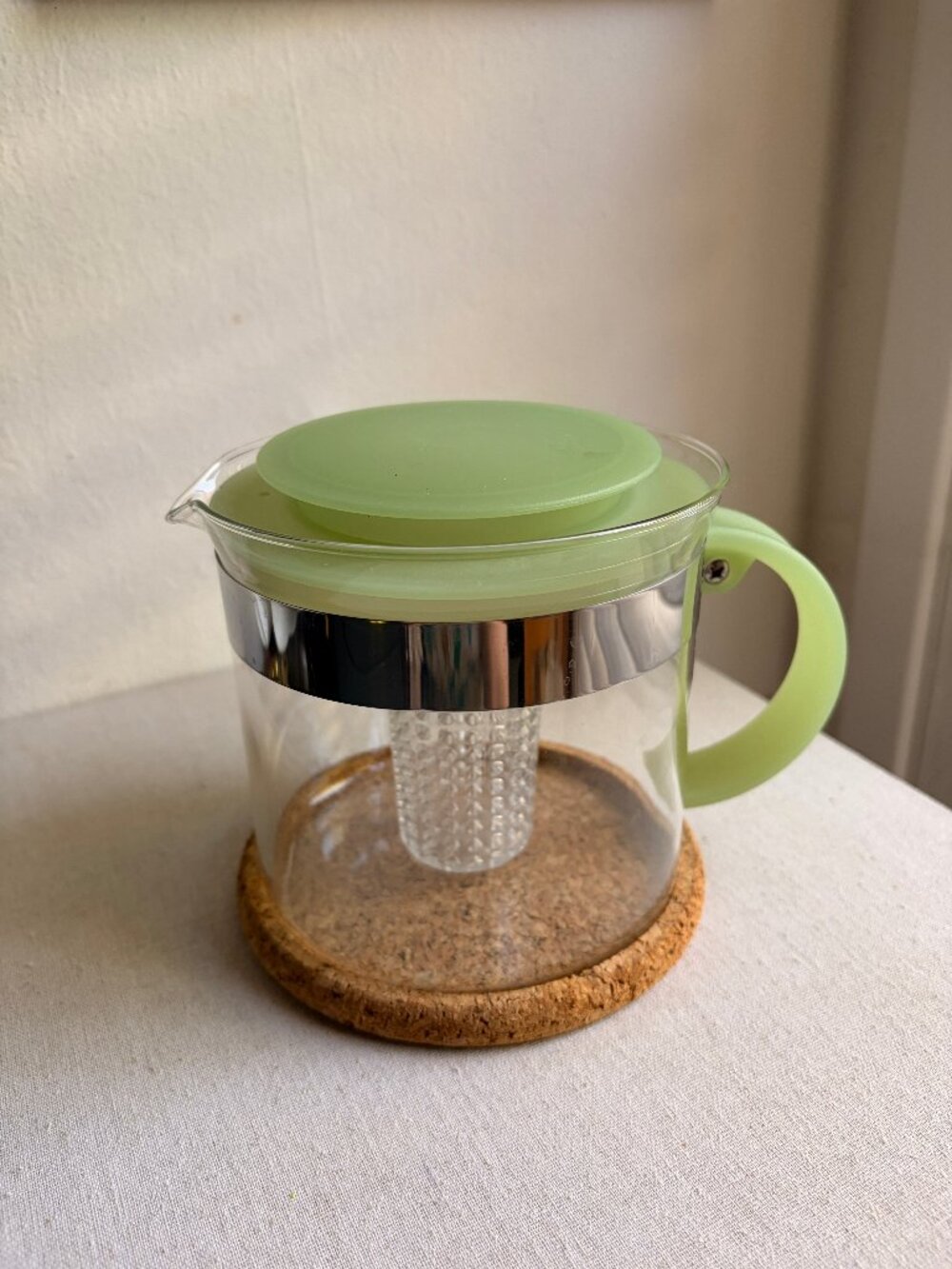 Vintage 80's Bodum Bistro Nouveau Le Pot teapot 4 cup